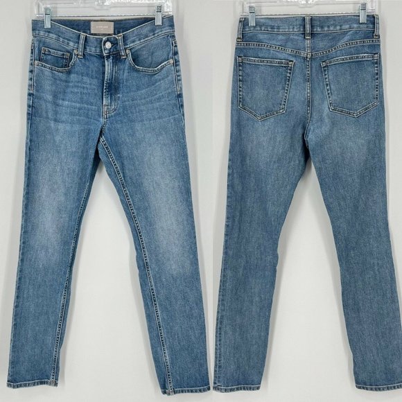 EVERLANE Slim Womens Stretch Denim 29 X 32 Jeans Lt wash - Picture 1 of 12